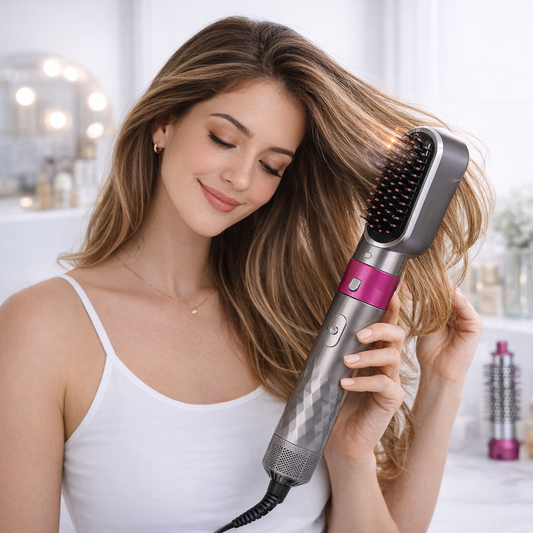 Cepillo Moldeador 3 en 1 Secador y Alisador